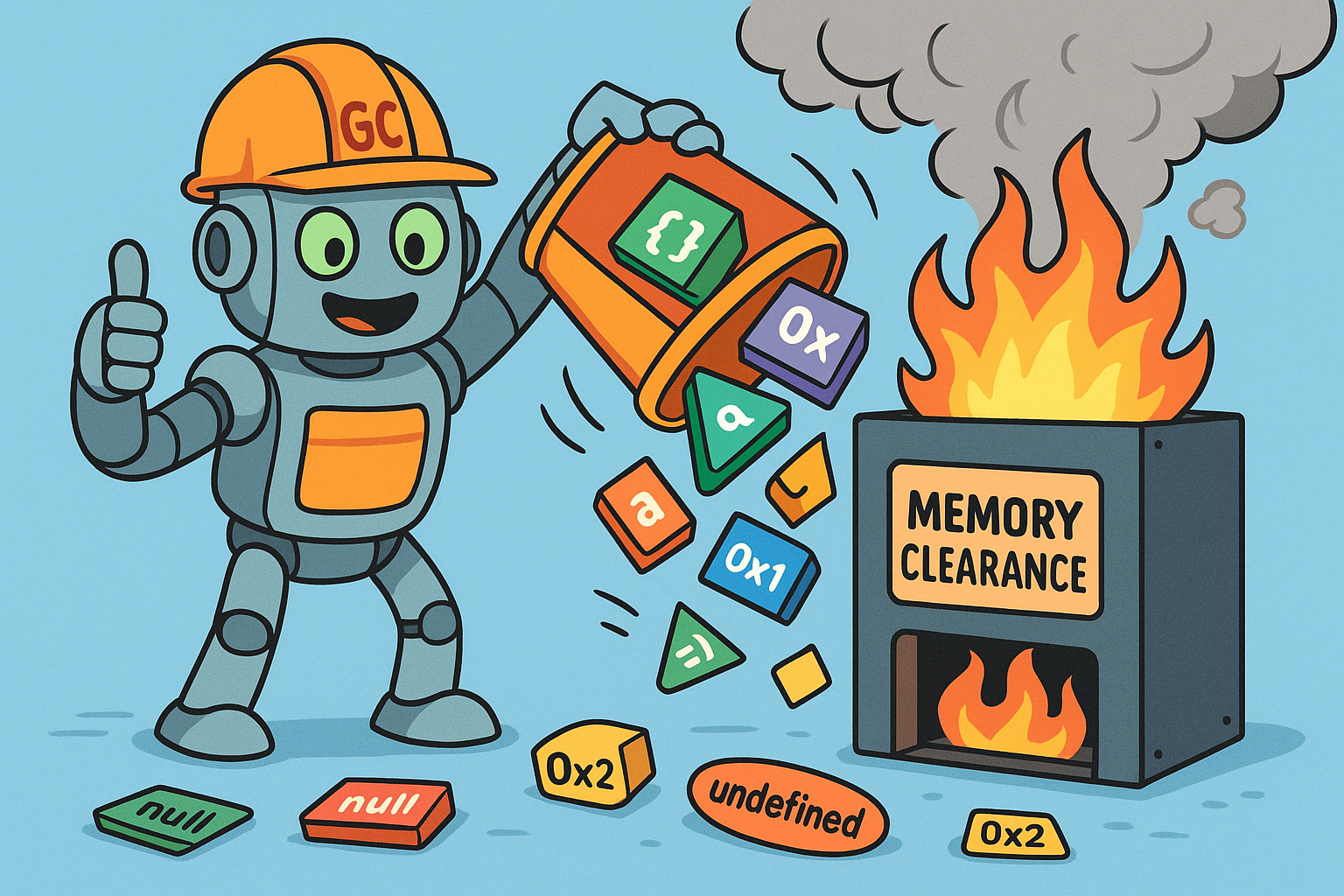 Garbage Collection visualized by ChatGPT